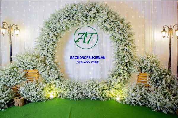 thi cong backdrop hoa cuoi thi cong backdrop hoa cuoi